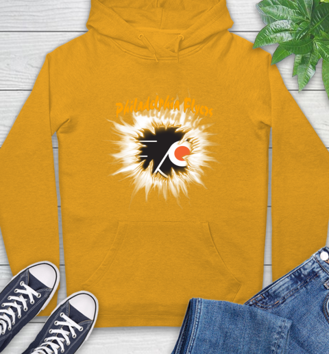 Philadelphia Flyers NHL Hockey Adoring Fan Rip Sports Hoodie 2