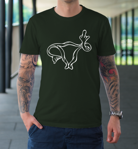 Middle Finger Uterus T-Shirt 3