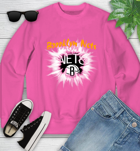 Brooklyn Nets NBA Basketball Rip Sports Youth Sweatshirt 6