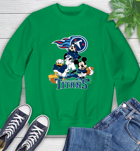 NFL Tennessee Titans Mickey Mouse Donald Duck Goofy Football Shirt Sweatshirt 7