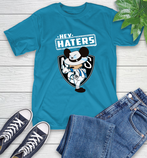 NBA Hey Haters Mickey Basketball Sports Brooklyn Nets T-Shirt 9