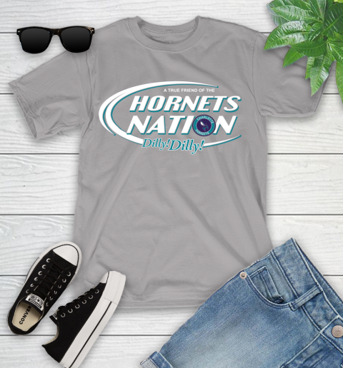 NBA A True Friend Of The Charlotte Hornets Dilly Dilly Basketball Sports Youth T-Shirt 4