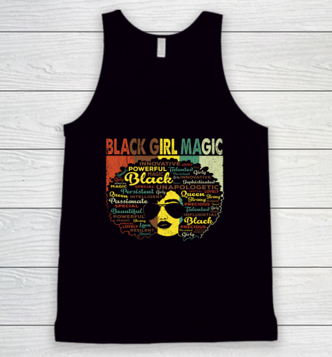 Black Girl, Women Shirt Proud Juneteenth Black Girl Magic Black History Month Tank Top
