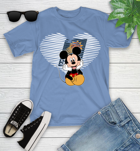 NBA Phoenix Suns The Heart Mickey Mouse Disney Basketball Youth T-Shirt 15