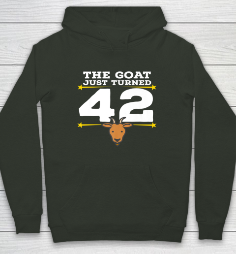 The Goat Just Turned 42 42nd Birthday Goat Hoodie 16