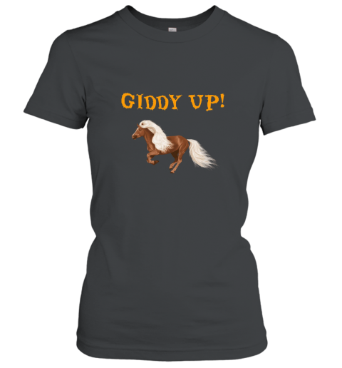 Giddy Up! Cowboy Cowgirl Horseback Rider Horse Shirt Women T-Shirt