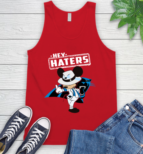NFL Hey Haters Mickey Football Sports Carolina Panthers Tank Top 5