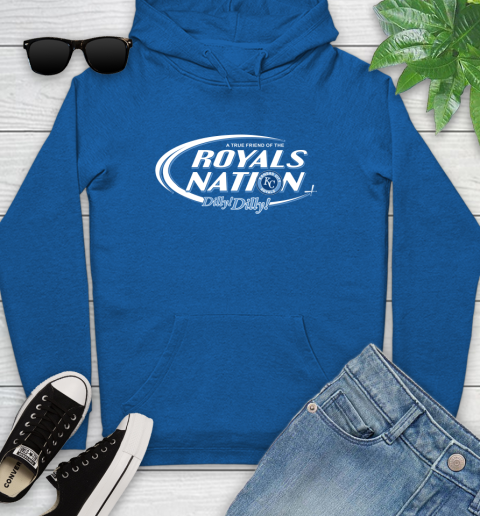 MLB A True Friend Of The Kansas City Royals Dilly Dilly Baseball Sports Youth Hoodie 11