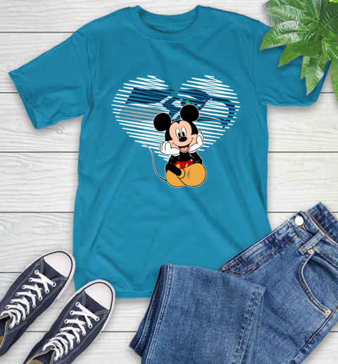 NFL Seattle Seahawks The Heart Mickey Mouse Disney Football T Shirt_000 T-Shirt 9