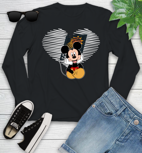 NBA Phoenix Suns The Heart Mickey Mouse Disney Basketball Youth Long Sleeve