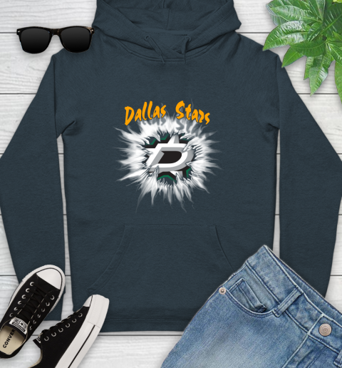 Dallas Stars NHL Hockey Adoring Fan Rip Sports Youth Hoodie 10