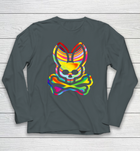 Psychedelic Bunny Psycho Bunny Long Sleeve T-Shirt