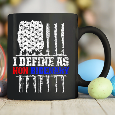 Patriotic I Define As Non Bidenary Anti Biden Political Ceramic Mug 11oz