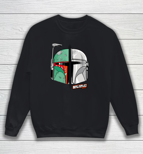 Star Wars Mando and Boba Fett May the 4th Be With You Sweatshirt