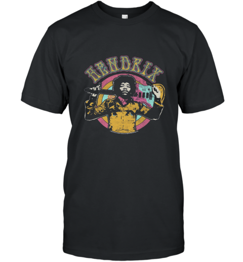 Jimi Hendrix Color Pop Psychedelic Vintage Long Sleeve Tee T-Shirt