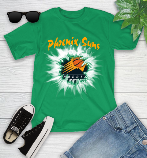 Phoenix Suns NBA Basketball Rip Sports Youth T-Shirt 8