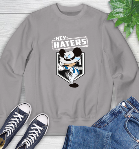 NHL Hey Haters Mickey Hockey Sports Los Angeles Kings Sweatshirt 5