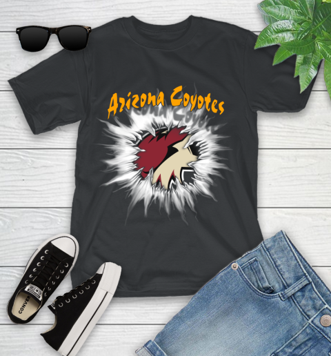 Arizona Coyotes NHL Hockey Adoring Fan Rip Sports Youth T-Shirt