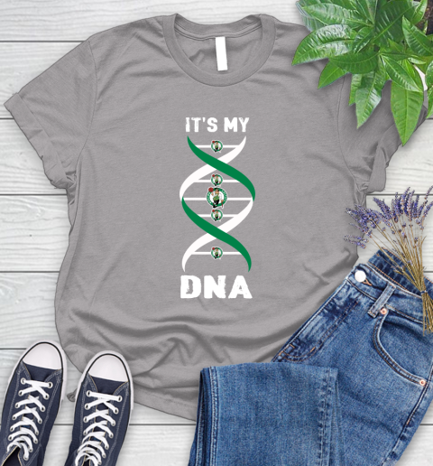 Boston Celtics NBA Basketball It's My DNA Sports Women's T-Shirt 5