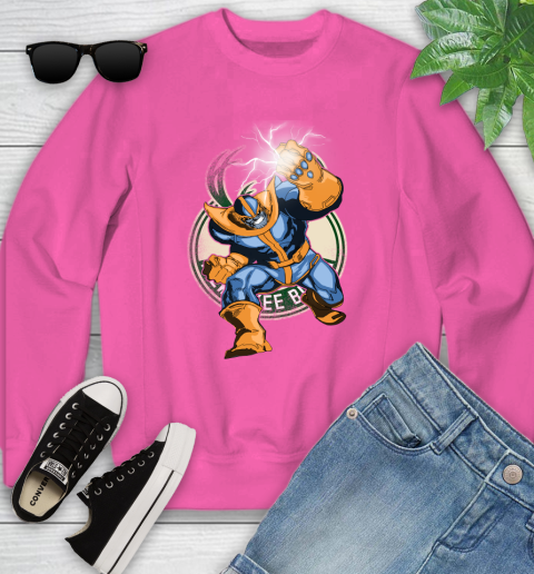 Milwaukee Bucks NBA Basketball Thanos Avengers Infinity War Marvel Youth Sweatshirt 6