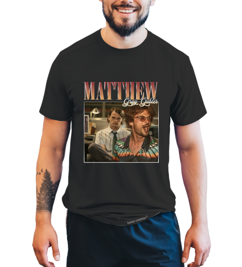 Criminal Minds Vintage Retro T Shirt, Matthew Gray Gubler T Shirt