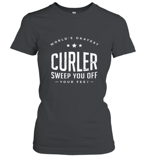 Curling T Shirt, Best Humor Gift for Curler Women T-Shirt