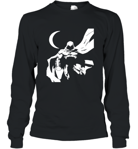 Dark Knight Collection  Moon Knight T Shirts Long Sleeve