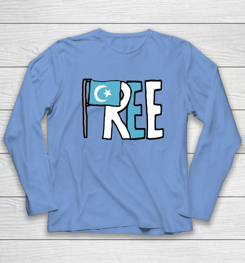 Free the Uyghurs Support Uighur Long Sleeve T-Shirt 6