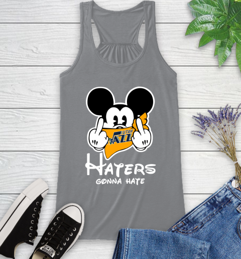 NBA Utah Jazz Haters Gonna Hate Mickey Mouse Disney Basketball T Shirt Racerback Tank 4