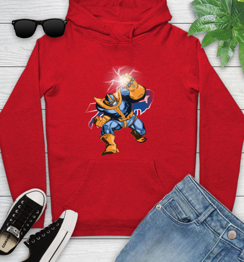 Buffalo Bills NFL Football Thanos Avengers Infinity War Marvel Youth Hoodie 12