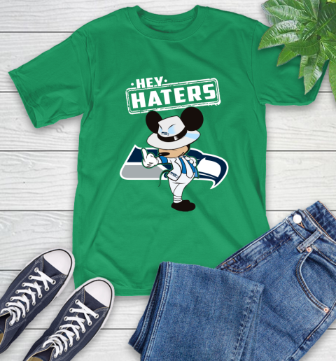 NFL Hey Haters Mickey Football Sports Seattle Seahawks T-Shirt 7