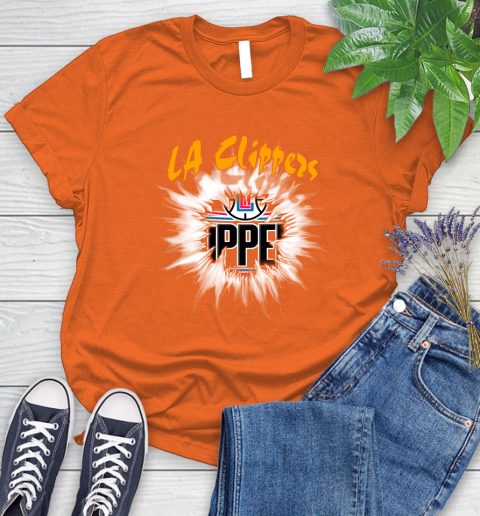 LA Clippers NBA Basketball Rip Sports Women's T-Shirt 3