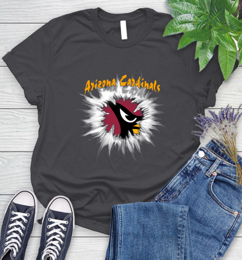 Arizona Cardinals NFL Football Adoring Fan Rip Sports Women's T-Shirt 8