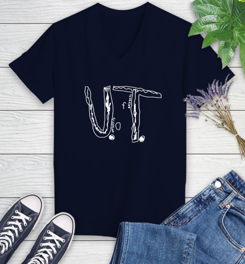 Ut Bully University Of Tennessee Women S V Neck T Shirt Tee For Sports