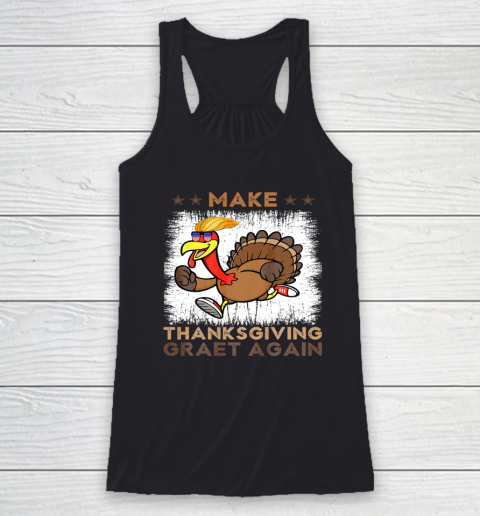 Make Thanksgiving Great Again Trump Holiday Turkey 2024 Racerback Tank