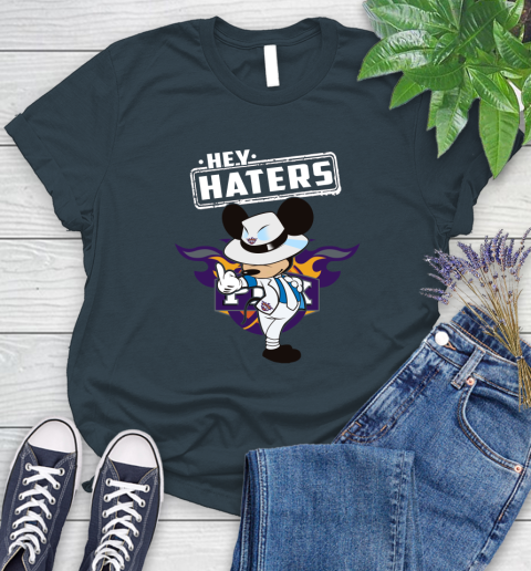 NBA Hey Haters Mickey Basketball Sports Phoenix Suns Women's T-Shirt 11