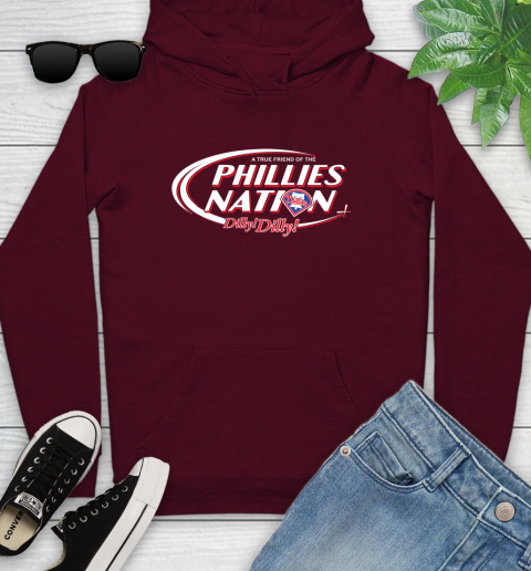 MLB A True Friend Of The Philadelphia Phillies Dilly Dilly Baseball Sports Youth Hoodie 7