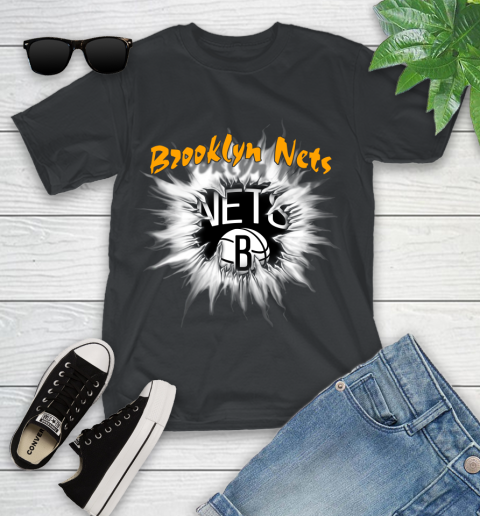Brooklyn Nets NBA Basketball Rip Sports Youth T-Shirt
