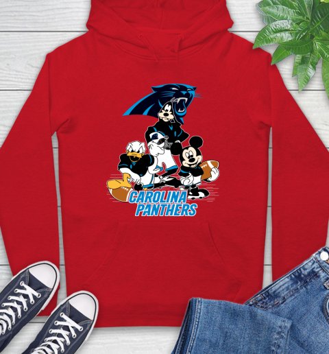 NFL Carolina Panthers Mickey Mouse Donald Duck Goofy Football Shirt Hoodie 10