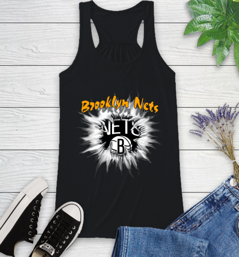 Brooklyn Nets NBA Basketball Rip Sports Racerback Tank