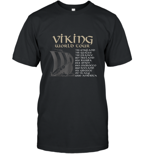 Viking World Tour Sons of Odin Valhalla T Shirt AN T-Shirt