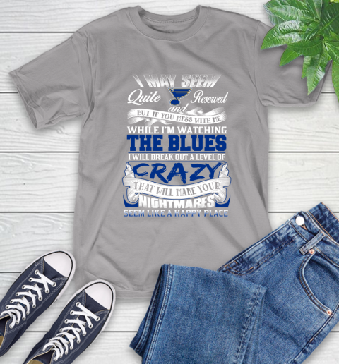 St.Louis Blues NHL Hockey Don't Mess With Me While I'm Watching My Team T-Shirt 6