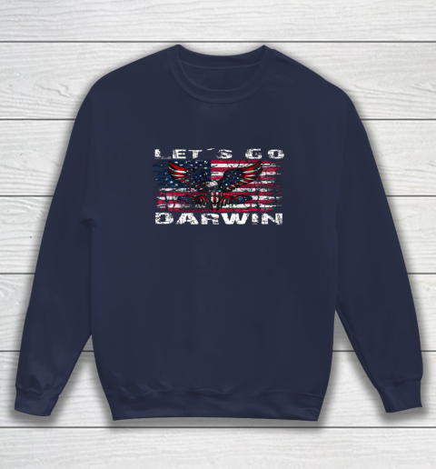 Let's go Darwin America Flag Eagle Sweatshirt 2