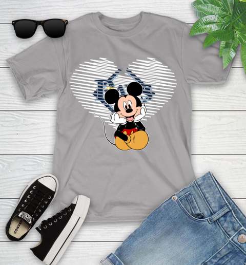 MLB Tampa Bay Rays The Heart Mickey Mouse Disney Baseball T Shirt_000 Youth T-Shirt 4