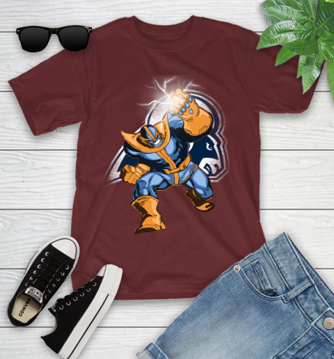 Los Angeles Rams NFL Football Thanos Avengers Infinity War Marvel Youth T-Shirt 14