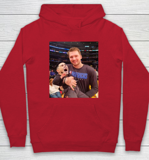 Luka Doncic Shirt Luka Doncic Holding Kevin Kno Baby Hoodie 6