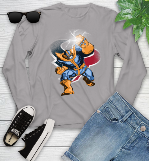 Houston Texans NFL Football Thanos Avengers Infinity War Marvel Youth Long Sleeve 5