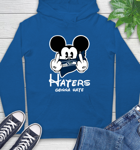 NFL Seattle Seahawks Haters Gonna Hate Mickey Mouse Disney Football T Shirt Hoodie 9
