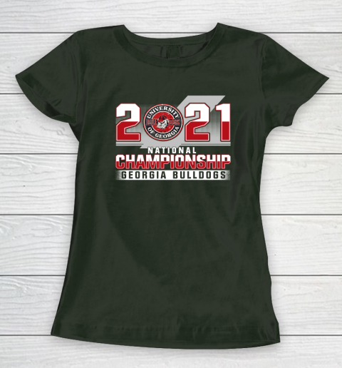 Georgia Bulldogs Championships 2021 Women's T-Shirt 11