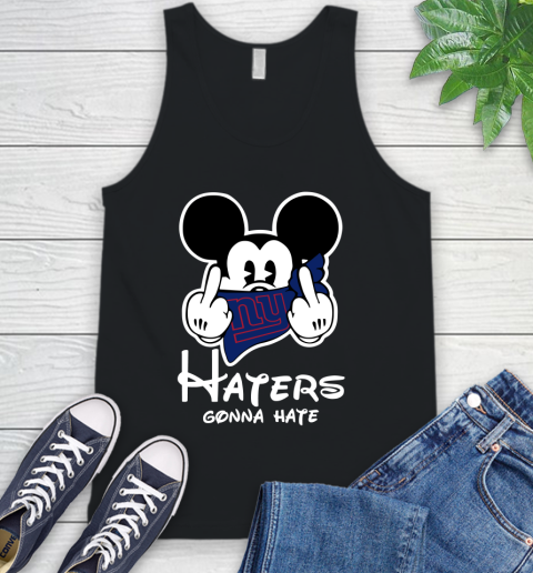NFL New York Giants Haters Gonna Hate Mickey Mouse Disney Football T Shirt Tank Top